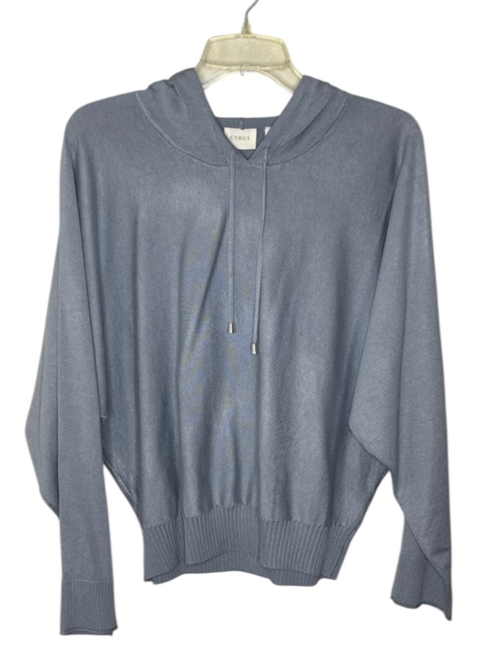 ❤️ CYRUS KNIT Slate Hoodie Size M